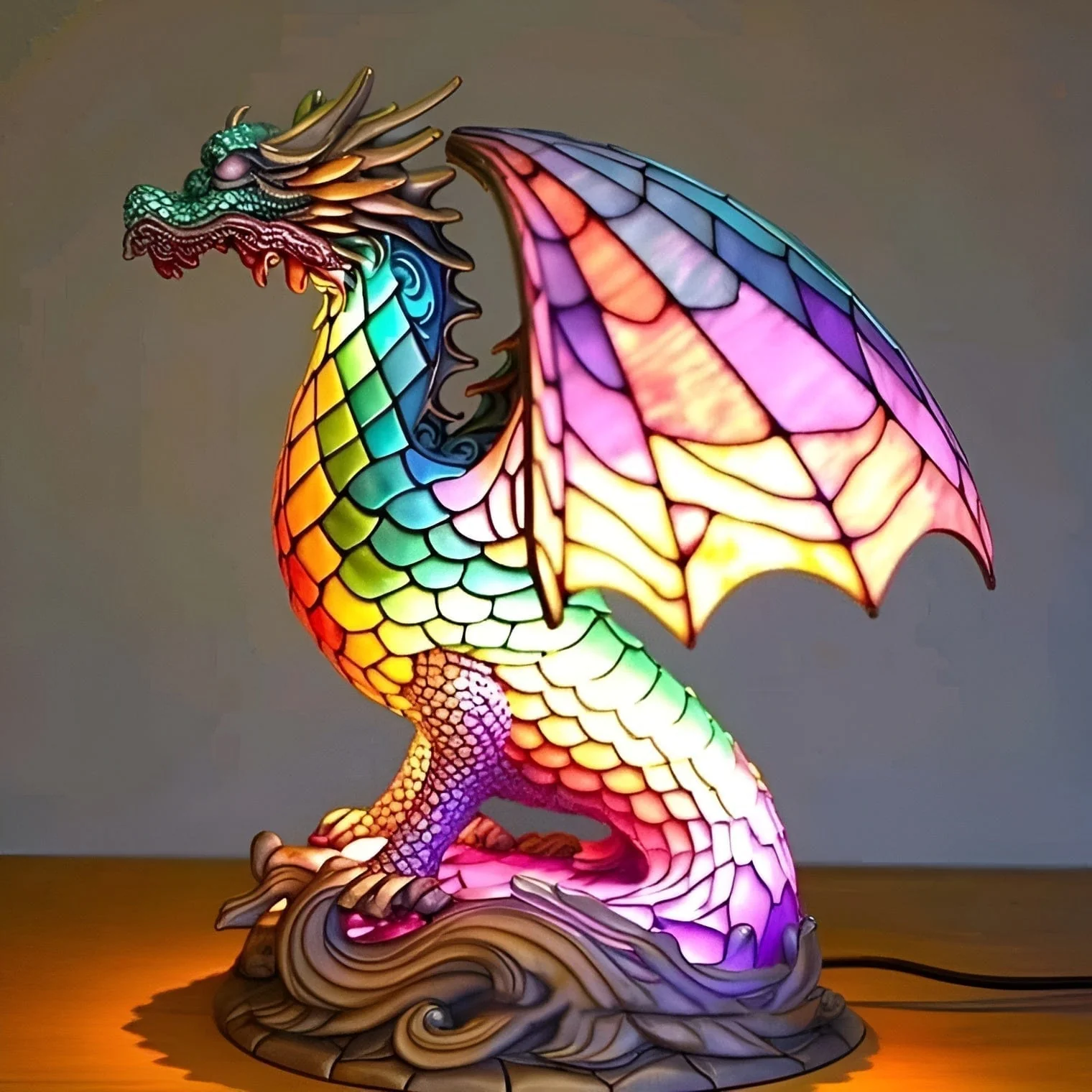 Mystic Dragon Glow Lamp
